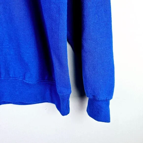 Vintage MV Sport Miami Dade College Sweatshirt, Blue White, Sz L - Picture 3 of 7